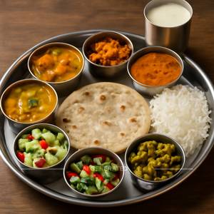 Jain Maheshwari Aahar Thali