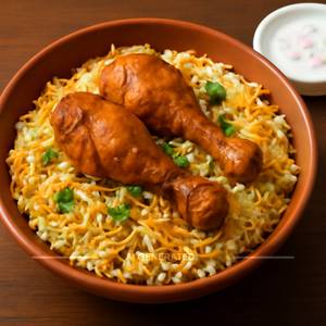 Chicken dum biryani [ 2 pieces ]