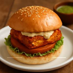 Paneer Tikka Burger