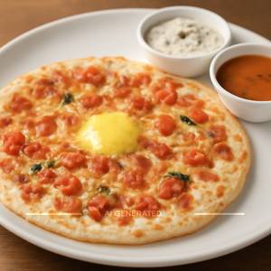 Butter tomato uttappam