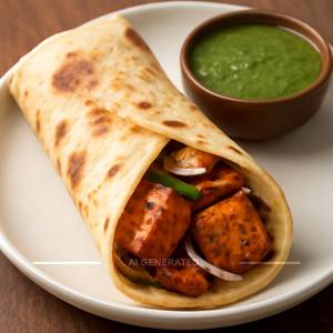 Tandoori Paneer Tikka Roll