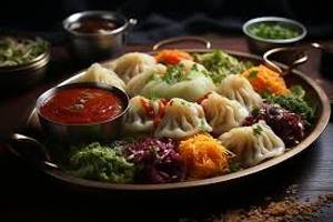 Chicken Momo Platter