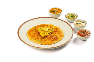 Open Butter Masala Dosa
