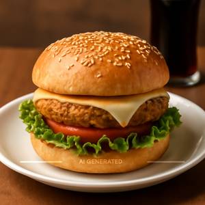Veg cheese burger