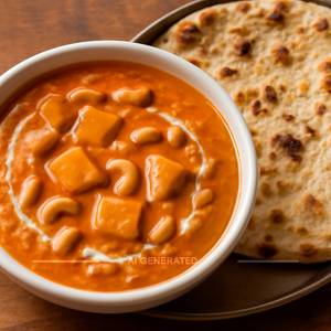 Kaju Paneer+tandoori Butter Roti