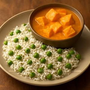 Shahi Paneer + Mattar Pulao                                             