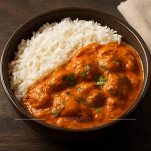 Butter Chicken Rice Bowl