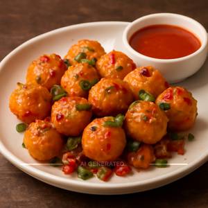 Chilli Garlic Potato Pops