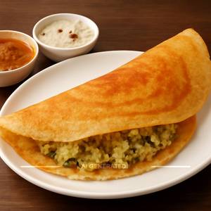 Ghee Pesara Upma Dosa
