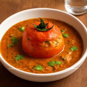 Stuffed tomato masala