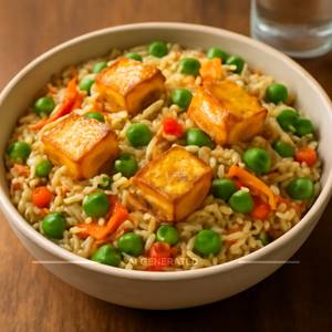 Veg paneer fried rice