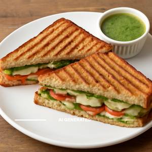 Veg Sandwich Grilled