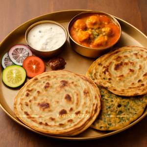 Rajasthani Gatta Masala Thali