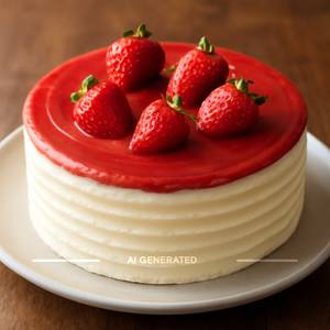 Strawberry cake 500gm                                 