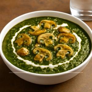Mushroom Palak Masala