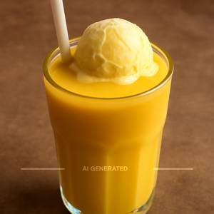 Mango Shake With Ice Cream