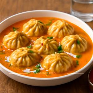 Makhani Gravy Momos