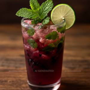 Black currant mojito