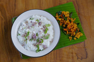 Curd Rice With Potato Fry
