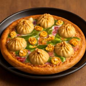 Special Paneer Momos Pizza