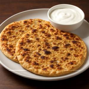 Gobi Paratha With Curd
