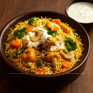 Veg shahi biryani