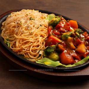Veg Bbq Sizzler