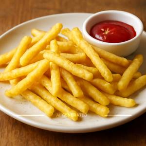 Classic salted fries