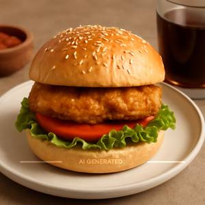 Classic chicken burger