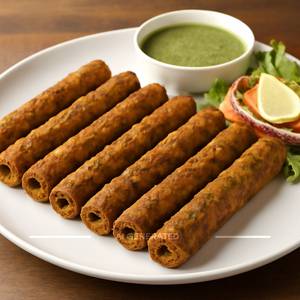 Veg Seekh Kabab (8 Pcs)