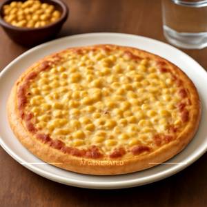 Corn cheese pizza