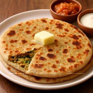 Stuffed Butter Paratha 
