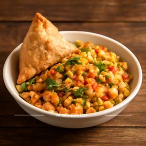 Samosa Bhel