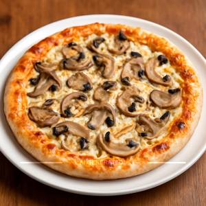 9" Mushroom Cheese Pizza