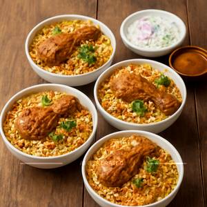 Chicken Dum Biryani (Pack of 4)                            