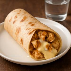 Chicken cheese wrap