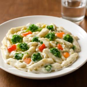 White Sauce Pasta Veg