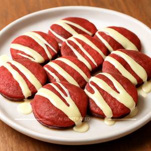 Red Velvet Mini Pancakes (8 Pieces)