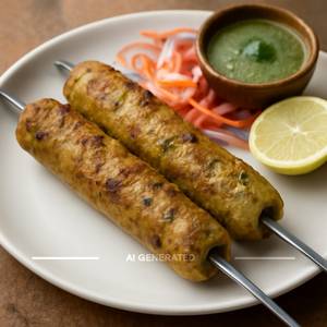 Chicken Seekh Kebab (Pack of 2)                            