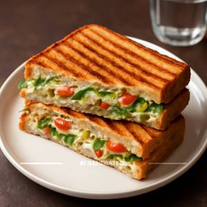 Veg. Cheese Grilled Sandwich