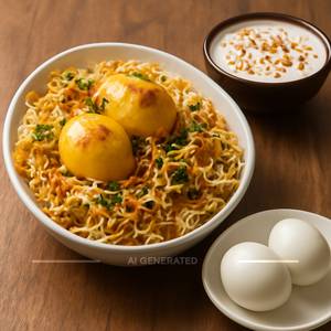1 Eggs Biryani & 1 Bundi raita & 2 Boiled eggs                                                                          