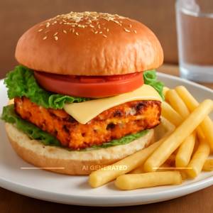 Paneer Tikkka Burger