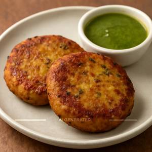 Aloo tikki (with out chhole 2 pcs.)