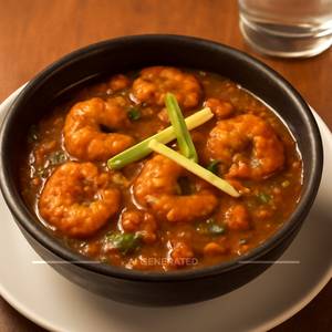 Kadai prawns