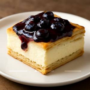 Blueberry cheesecake pastry