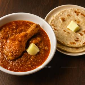 Chicken Changezi[Qtr]+ 2 Butter Roti