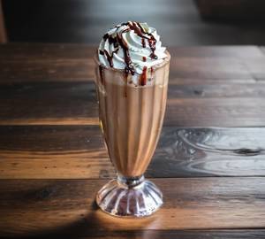 Chocolate shake with cecream