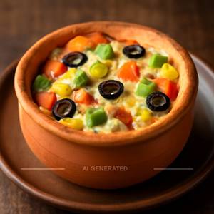 Veg Kulhad Pizza