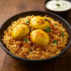 Egg biryani