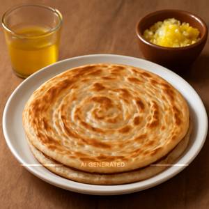 Plain Paratha (2) Desi Ghee